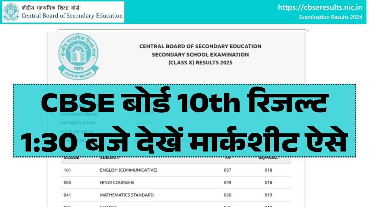 CBSE Board 10th Result 2026
